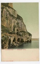 Gibraltar Monkey Caves Undivided Back Postcard by V B Cumbo - $11.88