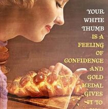 1963 Gold Medal Flour White Thumb Advertisement Confidence Baking Bread ... - $19.99