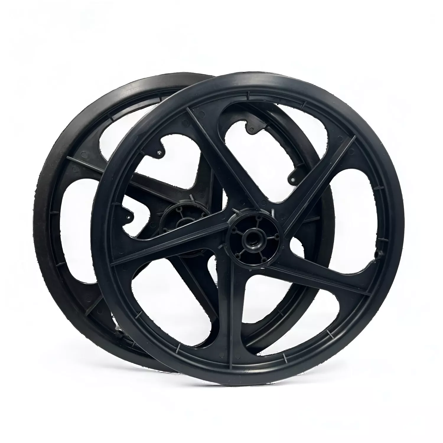 BMX Bicycle 20 inch PVC Sport Rim BLACK Complete Wheelset Hub Set + DHL - $149.90