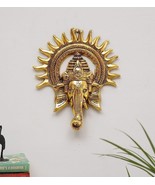 Wall Hanging Lord Ganesha Statue Sculpture India Idol Ornament Home Offi... - £32.88 GBP