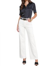 L&#39;agence scottie wide leg jeans in Blanc - size 28 - £120.36 GBP