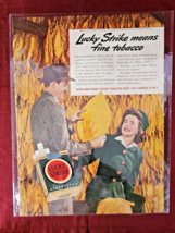 1940s Lucky Strike/Royal Gelatin Magazine Ad Resealable Plastic Sleeve Excellent - £13.12 GBP