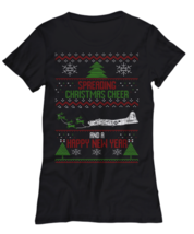 Military Aircraft B-17 Plane Ugly Christmas Sweater Jumper - Women&#39;s Tee - £18.80 GBP+