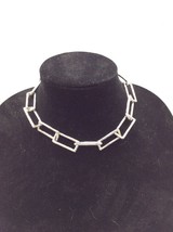 AMRITA SINGH Silver Tone Chain Link Necklace - £23.42 GBP