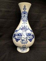 Antique  Delft &quot;V  CARD BENED &quot; Hand Painted Apothecary Jar Vase, Holland - £79.13 GBP