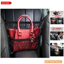 Car Organizer Storage Between Front Seats for Items or Pets in Black - $42.52