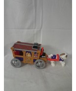 vtg toy Fisher-Price Royal Coach 1999 horse works with Magic castle + cr... - £25.09 GBP