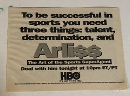 Arliss Tv Guide Print Ad Robert Wuhl HBO TPA12 - £4.66 GBP