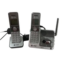 AT&amp;T CL82301 Cordless Phone Answering System Base &amp; 1 Add&#39;l Phone &amp; Cradle - £16.61 GBP