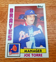 Joe Torre Base Ball Card Braves 1984 Manager Topps 502 Major League Baseball MLB - £3.72 GBP