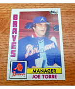 Joe Torre Base Ball Card Braves 1984 Manager Topps 502 Major League Base... - £3.77 GBP