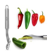 ESRE Stainless Steel Pepper Core Remover Jalapeno Pepper Corer Tool Chil... - £22.54 GBP