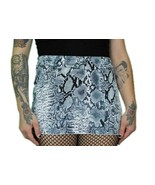 Snakeskin Print Mini Skirt –Stretch Comfort, Crossdresser &amp; Transgender ... - £10.01 GBP