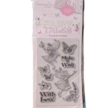 Dovecraft Fairy Tales 9 Clear Photopolymer Stamps Cardmaking Scrapbookin... - $4.98