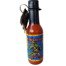 Fume A Gator Extreme Heat Alligator Hot Sauce FREE Alligator Foot Key Ch... - £14.99 GBP