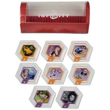 Disney Infinity Red Storage Case with 8 Power Discs - $266.76 MXN