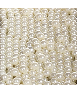 Art Faux Pearls 1700-Pcs Loose Beads No Hole 1.1 Lbs (8Mm,Ivory) for Vas... - £13.88 GBP