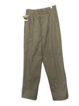 Authentic School Uniform Pant Boys Pants Size 20 Slim Fit Double Knee Khaki - £30.06 GBP