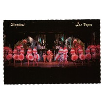 Stardust Hotel Casino Show Lido De Paris Vintage Postcard Las Vegas Nevada Strip - £7.57 GBP