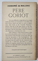 Pere Goriot by Honore De Balzac -  Vtg paperback Classic Series CL84 - £7.62 GBP