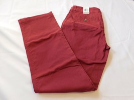 Dockers Women&#39;s Ladies Pants Soft Khaki Straight Leg Size US 8M Dark Red... - £18.47 GBP