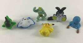 Pokemon Mini 1&quot; Figures 6pc Lot Tamanta Machoke Pikachu Tentacool Emolga Anime - £11.63 GBP