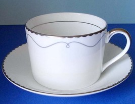 Waterford China Marc Jacobs Colette Tea Cup &amp; Saucer Made in England New - $39.90