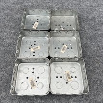 Lot of 6 - Bowers 5-SS-SPL  4-11/16&quot; Welded Square Box 1-1/2&quot; Deep New - £38.69 GBP