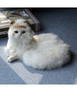 Animal decoration handmade plush toy companion cat Persian cat - $76.00