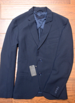 Armani Exchange A|X $220 Men&#39;s Navy Blue Stretch Fabric Sport Coat Blaze... - £59.73 GBP