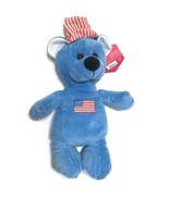 Kelly Toy Patriotic Blue Teddy Bear Kuddle Me Toy 12&quot; Plush Soft Stuffed... - £18.01 GBP