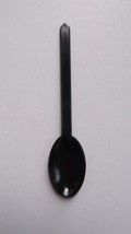 2500-New Multi-use ECO Black 3.5 inch/8.75cm Plastic Coffee Food Taster Spoons  - £148.58 GBP