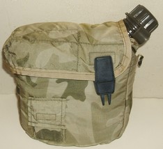 US Army 2-Qt quart water canteen, carrier & GP strap ensemble, mixed vintages - $30.00