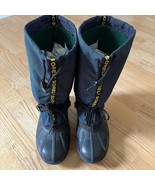 Vintage Women&#39;s 1990s Felt Lined Blue Nylon Sorel Boots - Made In Canada... - $27.35 CAD