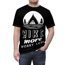 Unisex AOP Cut and Sew Tee: Hike More, Worry Less - Premium Soft Feel, B... - £31.64 GBP+