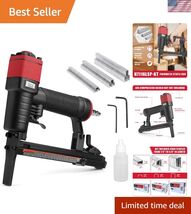 Effortless Upholstery with H7116LSP-KT 22 Gauge Pneumatic Stapler &amp; 6000... - $85.18