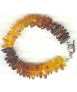 Large Mixed Amber Nugget Bracelet with Toggle Clasp  - €30,18 EUR