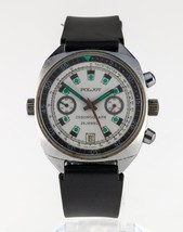 Poljot Acciaio Inox Vintage Cronografo Orologio Con / Gomma Cinturino 25 - $11,818.79 MXN