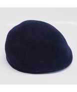 Cuffley Cap Stetson Made in England Newsboy Hat Black 100% wool Medium C... - £22.46 GBP
