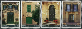 Malta. 2020. Old Residential Houses (II) (MNH **) Set of 4 stamps - $4.93