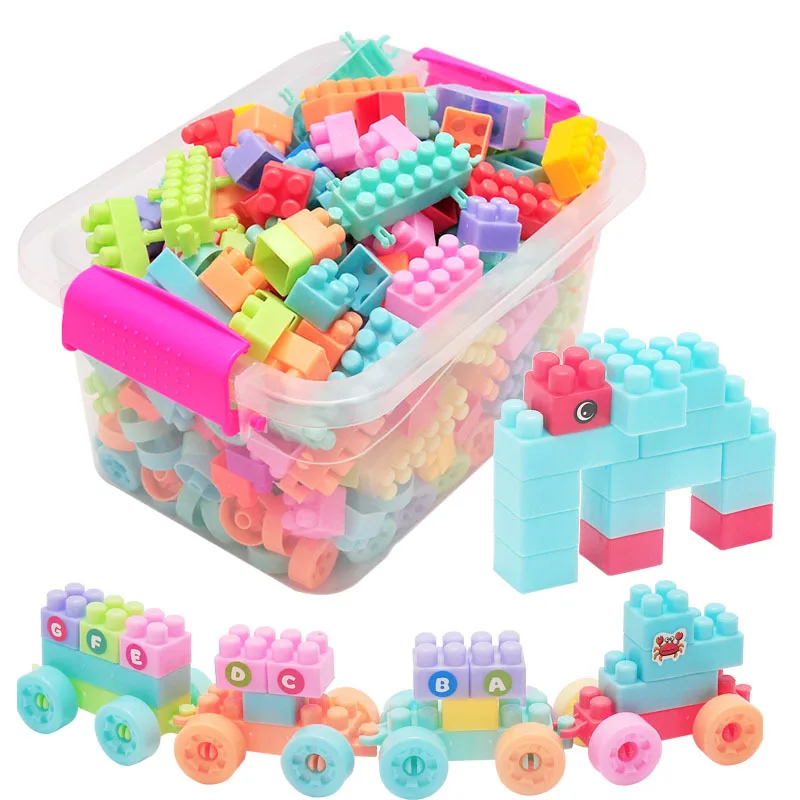 108pcs 128pcs Baby Building Blocks DIY Bulk Safety Bricks Toy Children Early Edu - £18.78 GBP