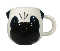 Home Essentials CUTE CAFE Coffee PUG MUG Raised Sculpt Dog Face Cup, New... - $12.00