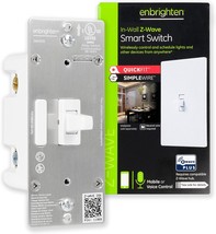 Enbrighten Z-Wave Smart Toggle Light Switch With Quickfit And Simplewire,, 46202 - £40.08 GBP