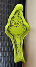 Dr. Seuss The Grinch (Head) Who Stole Christmas Ceramic Spoon Rest New 10” - £19.17 GBP