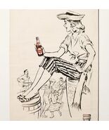 1958 Dr Pepper Soda Frosty Man 10 2 4 Advertisement Pop Beverage DWII30 - €11,15 EUR