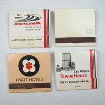 4 Matchbooks Del Webb&#39;s Kuilima Hawaii TowneHouse CA Crown Center Hotel MO Hyatt - £15.70 GBP