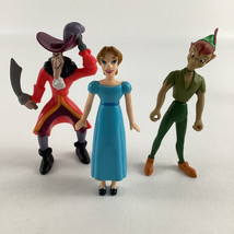 Disney Peter Pan Action Figure Toy Lot McDonald&#39;s Wendy Captain Hook Vin... - $14.80