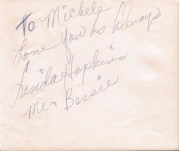 Linda Hopkins Signed Vintage Album Page  - £31.64 GBP