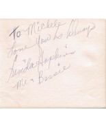 Linda Hopkins Signed Vintage Album Page  - £31.14 GBP