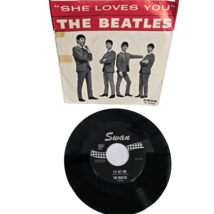 The Beatles She Loves You Picture Sleeve Swan S 4152  Gil Music BMI 45 R... - $14.96